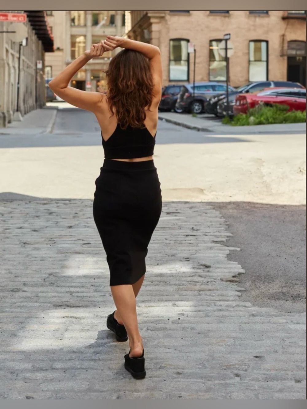 MAS Montreal black pencil skirt